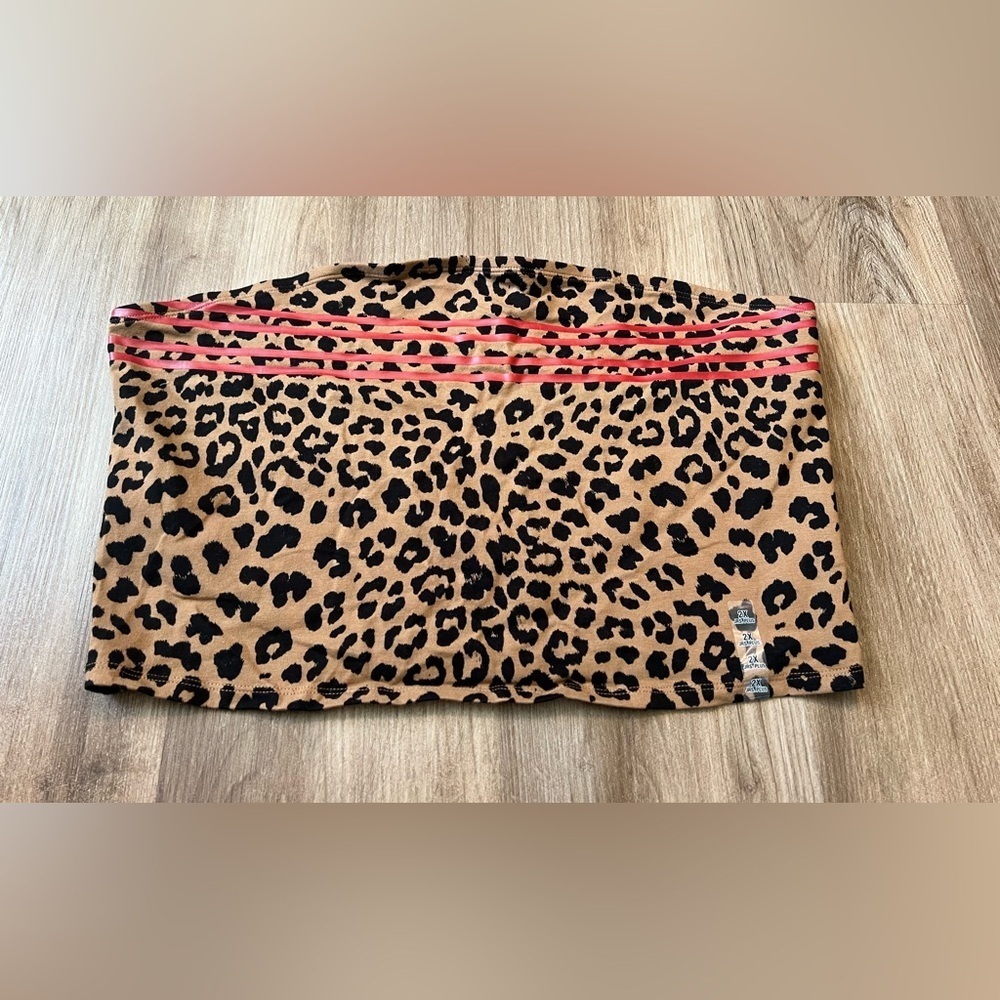 New With Tags Juniors Flirtitude Active Chocolate Leopard Tube Top